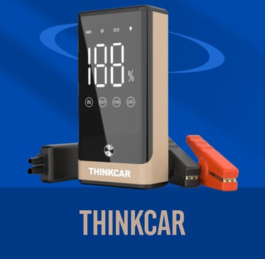 Leistungsstarke 12-V Starthilfe für jedes Fahrzeug: Die THINKCAR TJS120/160/200 Jump Starter
