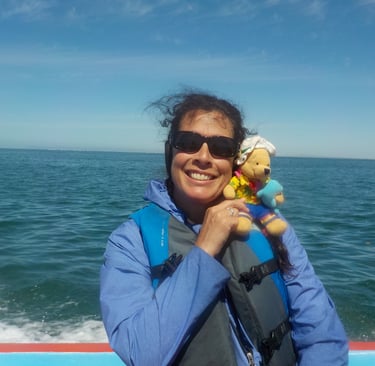 Jeanne Teleia and Winnie the Pooh