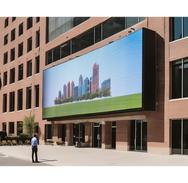 led display screen for shop