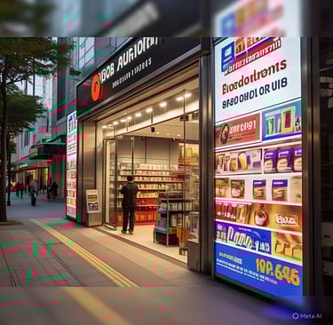 led shop display screen