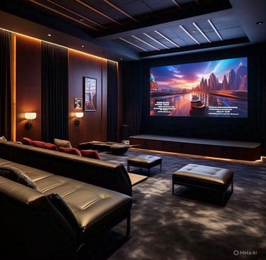 led video wall for home theater