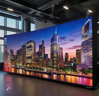 led video panel wall