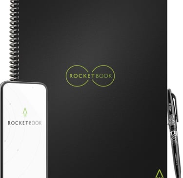 picture of rocketbook a smart notebook and pen
