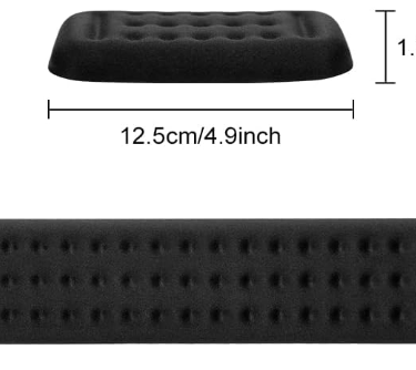 picture of computer mouse and keyboard wrist support pads