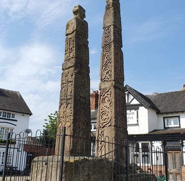 The Saxon crosses at Sandbach