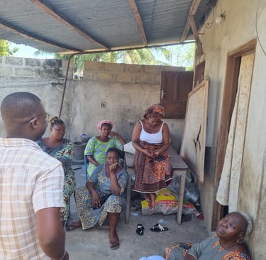 Groupement. de femmes aidés par Emmaüs Pahou
