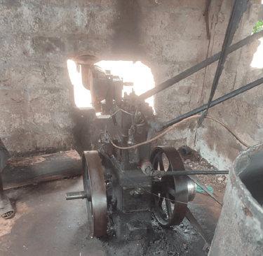 Presse pour fabriquer de l'huile de palme