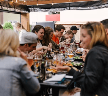 soirée professionnelle repas