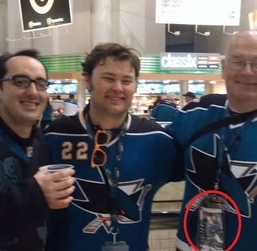 Our local NHL Hockey Team is the San Jose Sharks.