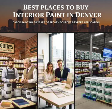 DAECO Painting’s guide to sourcing premium finishes like Farrow & Ball and Romabio Limewash at Denve