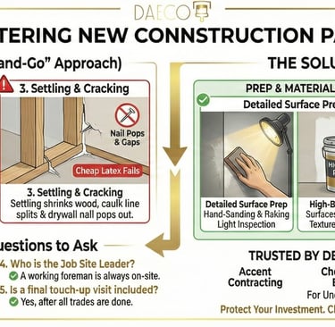 a picture of a construction worker's guide to painting a wall