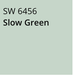sw 6456 snow green - daeco painting