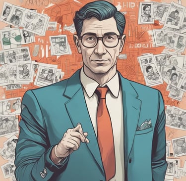 A stack of books is placed on a table with various titles visible, ranging from business negotiation and success strategies to creativity and philanthropy. The books are neatly arranged and the background includes another stack of books slightly out of focus.