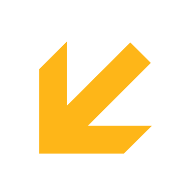 freccia indicatore giallo