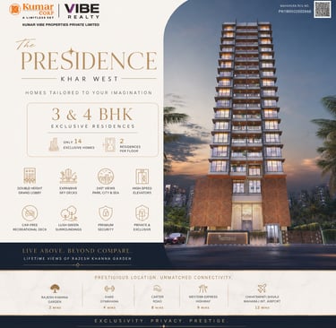 The Presidence Khar West, Kumar Vibe The Presidence, Vibe Realty Khar West