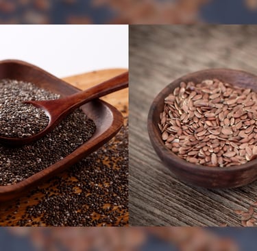 chia seed and flax seed