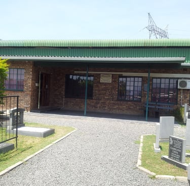 View of Tegg's Granite front reception entrance