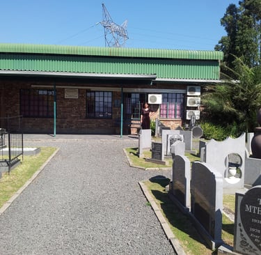 View of Tegg's Granite Reception and display area