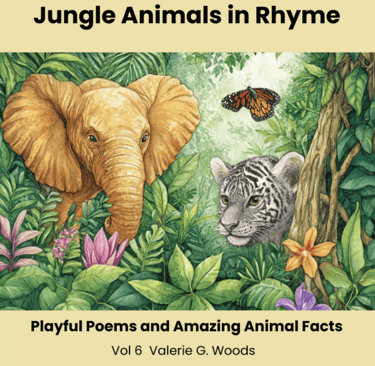 Jungle Animals in Rhyme with an Elephant and a  Tiger