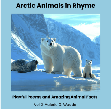 Arctic Animals In Rhyme Cover with a polar bear
