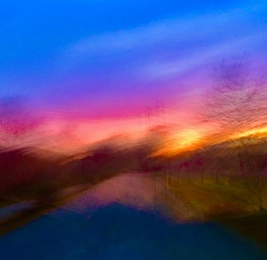 sunset mystical