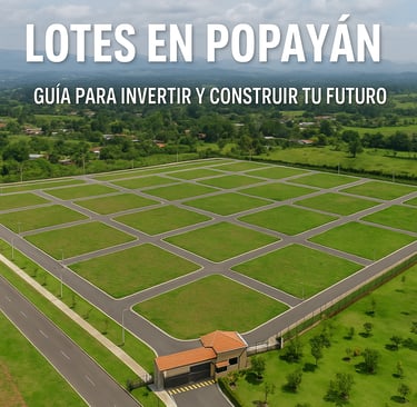Lotes en Popayán – Guía para invertir y construir tu futuro