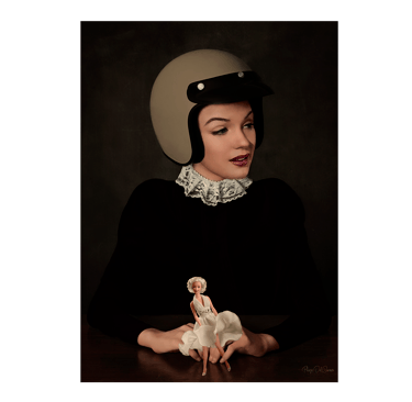 Marilyn Monroe et le casque