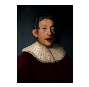 Serge Gainsbourg rouge