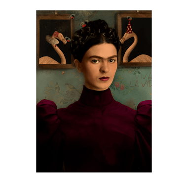 Frida Kahlo et les Flamants amoureux