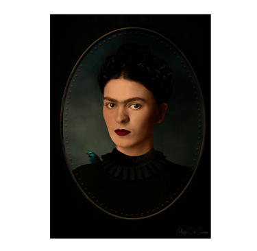 Frida Kahlo et l'oiseau bleu