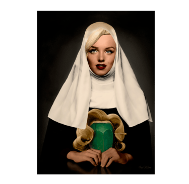 Marilyn Monroe et sa perruque