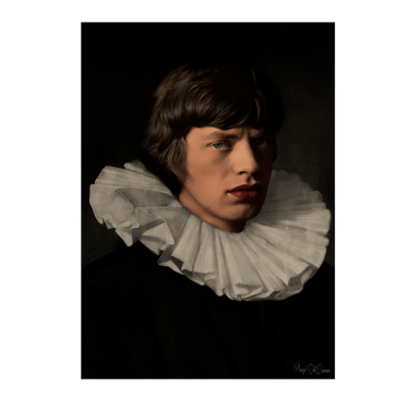 Mick Jagger et la Collerette