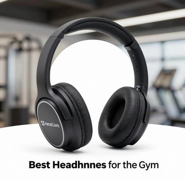 Fones de ouvido supra-auriculares Meead Livre com cancelamento de ruído, na cor preta, ideais para e