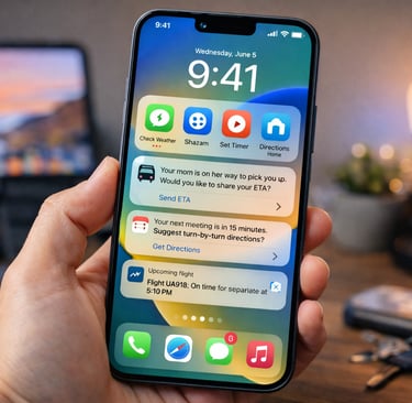 ios 18 atalhos inteligentes notificacoes