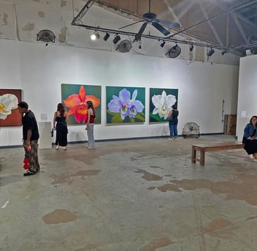 Christine Knize, Luxury museum-scale Botanical Art, 621 Gallery, Tallahassee