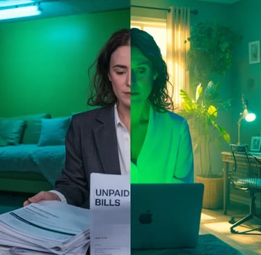 Financial healing begins when you stop hiding your emotional burnout.