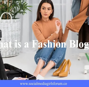 what is a fashion blogger