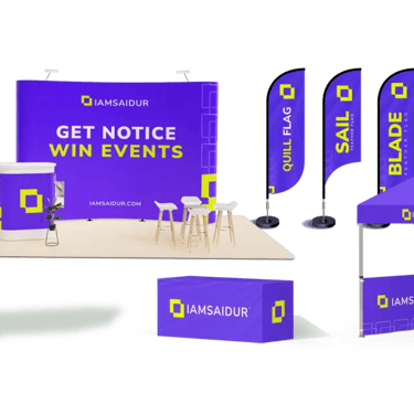 tradeshow banner, tent, gazeboo,flag canopy,table cloth, teardrop, feather flag