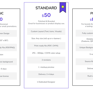 Roll up pricing