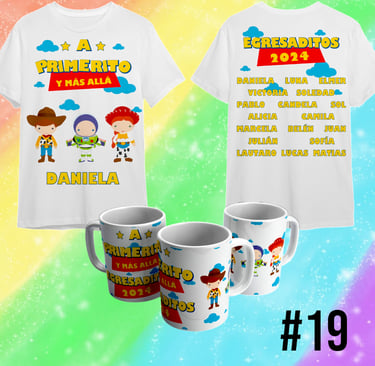 Remera para egresaditos de Jardin de Infantes