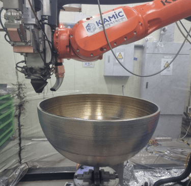 DED 3D printing of fuel tank