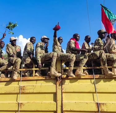 Military Situation Assessment in Sudan 2025 by African Narratives.  Sudanese armed forces Khartoum 