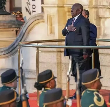 South Africa President Cyril Ramaphosa responded to President Trump's_ African Narratives