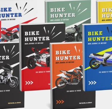 Books Bike Hunter superposés