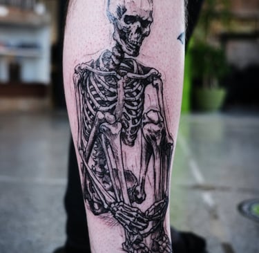 Skeleton tattoo