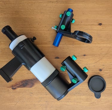 Porte laser impression 3D pour SeeStar et Chercheur Skywatcher 9x50