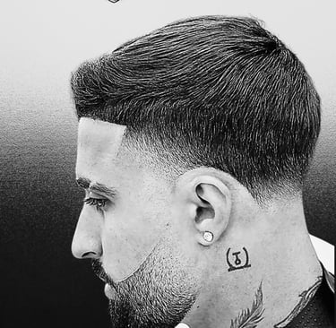 “Curly hair styled with volume and shape at StylishCut Salon – expert men’s grooming for all hair 