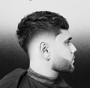 Slick back undercut on a stylish man by StylishCut Salon in Sharjah – bold and confident look