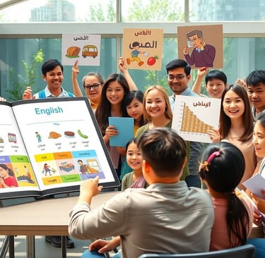 أهم 20 فعل إنجليزي مع المعنى والترجمة بالعربية
