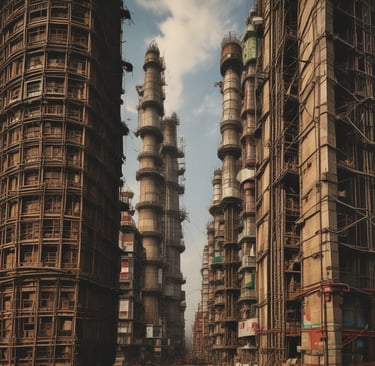 photo of white staircase